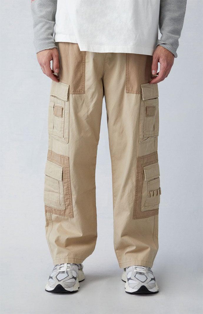 Men's Canvas Baggy Cargo Pants - Product Image