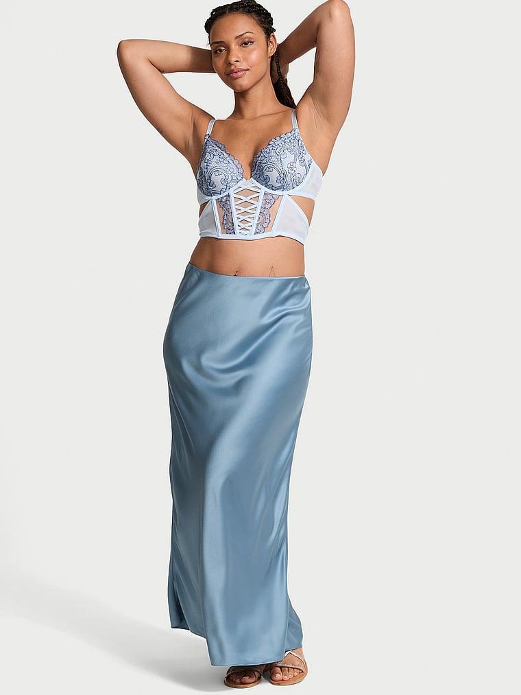 Satin Maxi Skirt Product Image