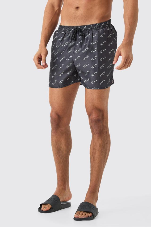 Runner Man Swim Trunks | boohooMAN USA Product Image