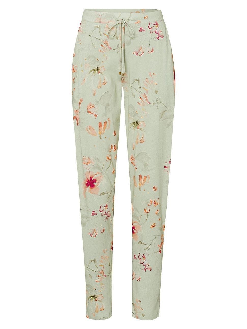 Womens Floral Lounge Pants Product Image