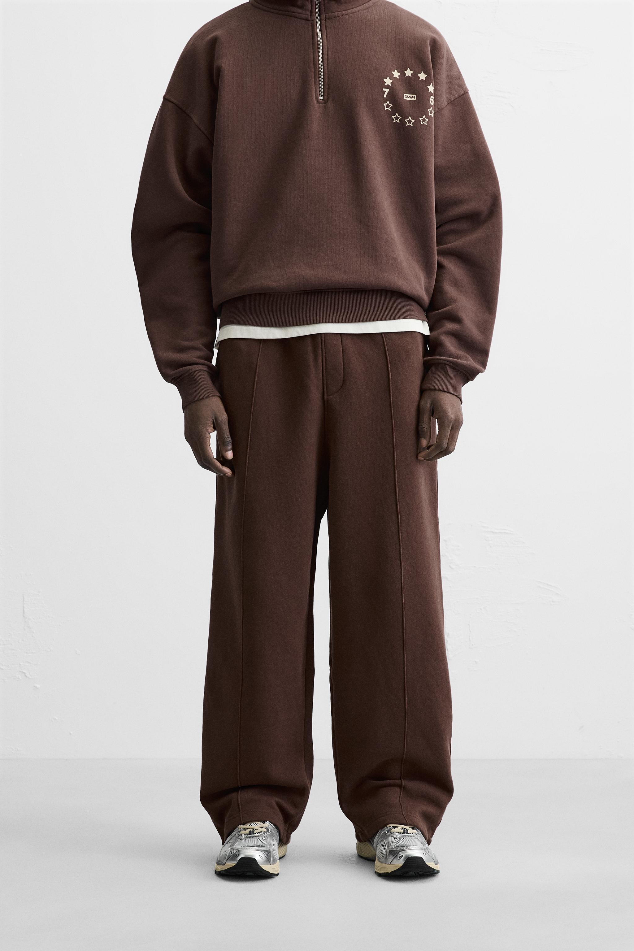 WASHED SEAM DETAIL JOGGER PANTS Product Image