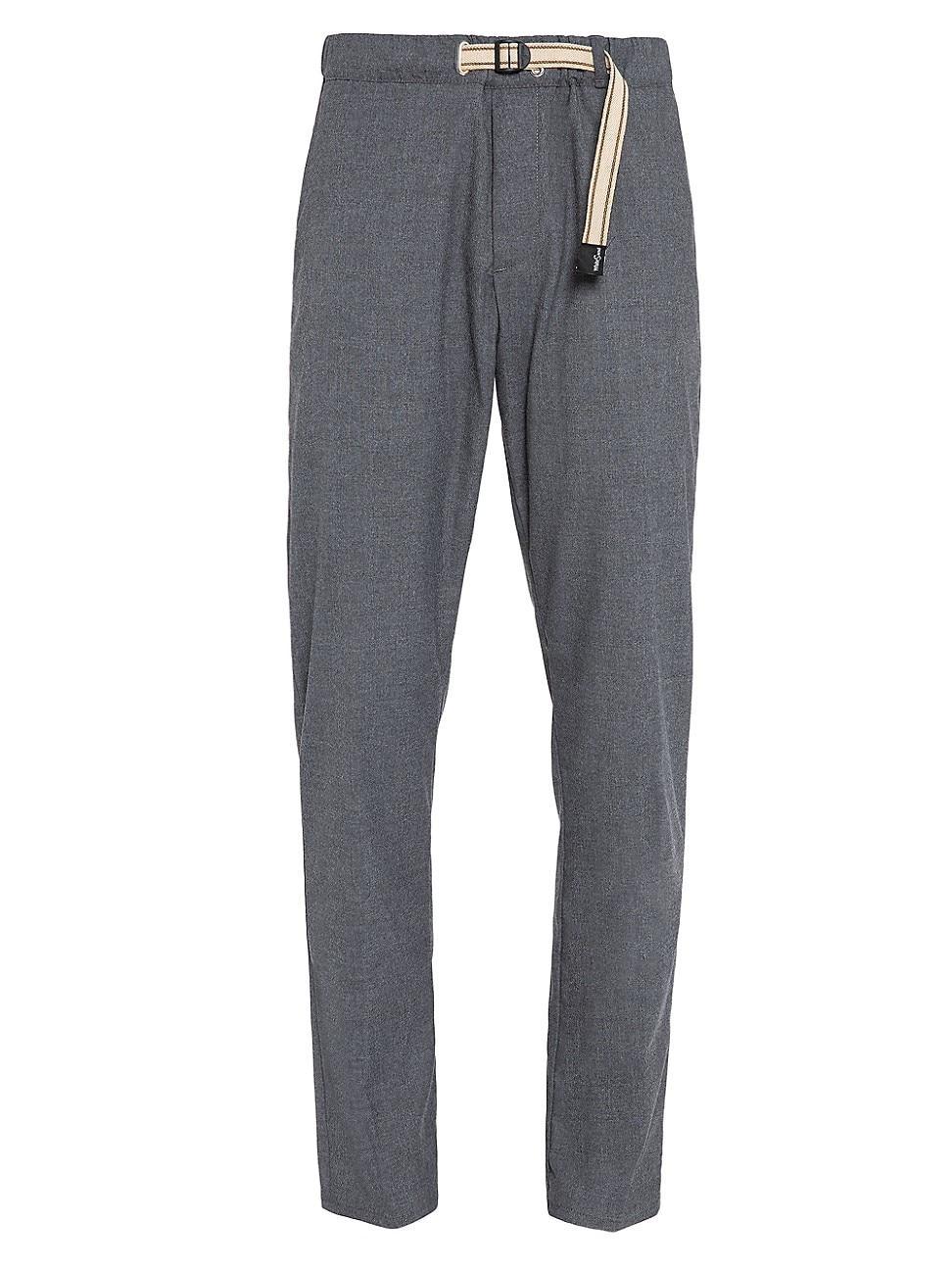 Mens Belted Mid-Rise Pants Product Image