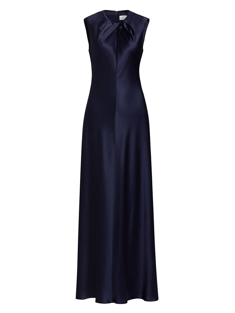 Womens Emily Satin Sleeveless Maxi Dress Product Image