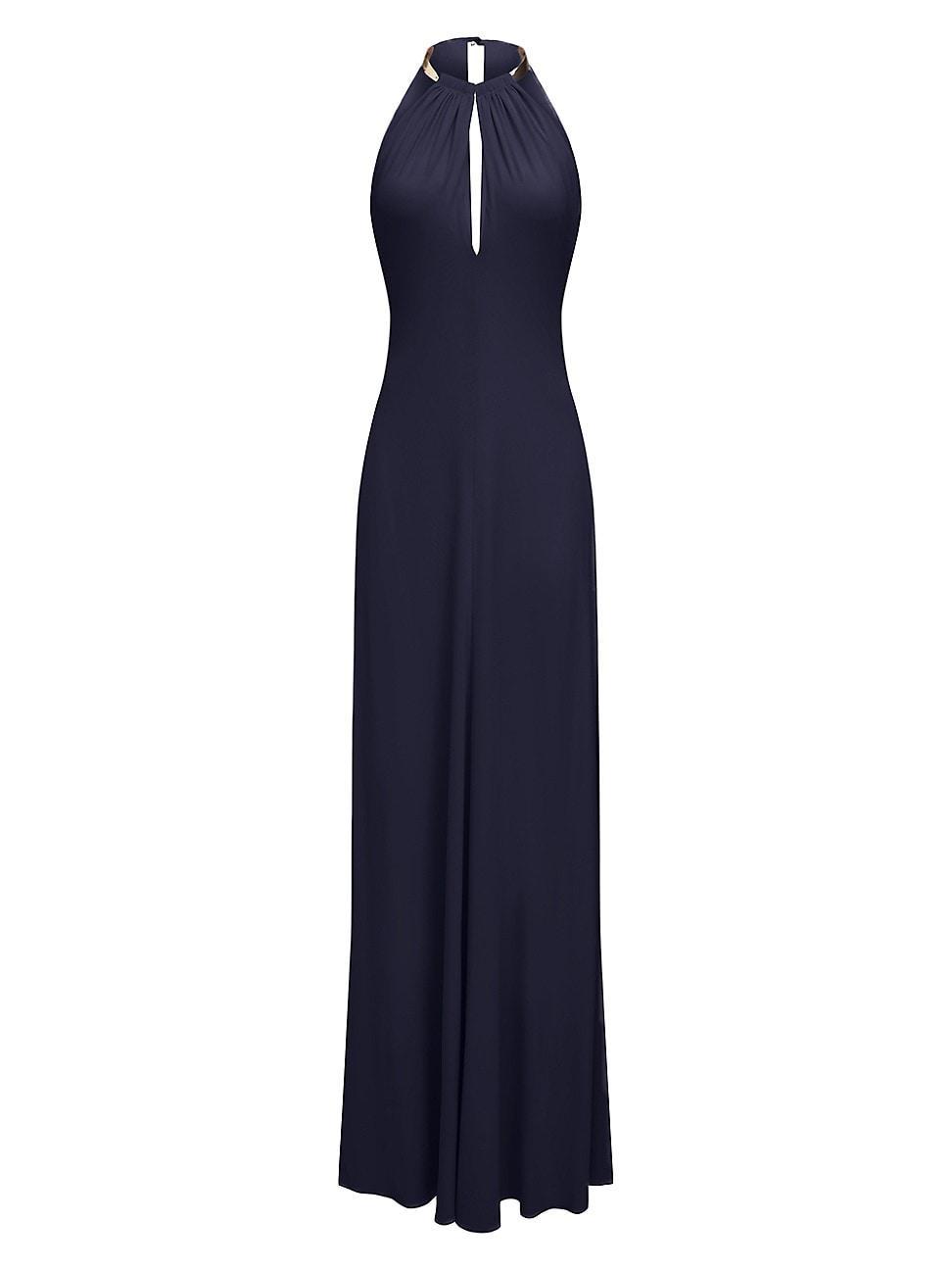 Womens Oriana Jersey Halterneck Gown Product Image