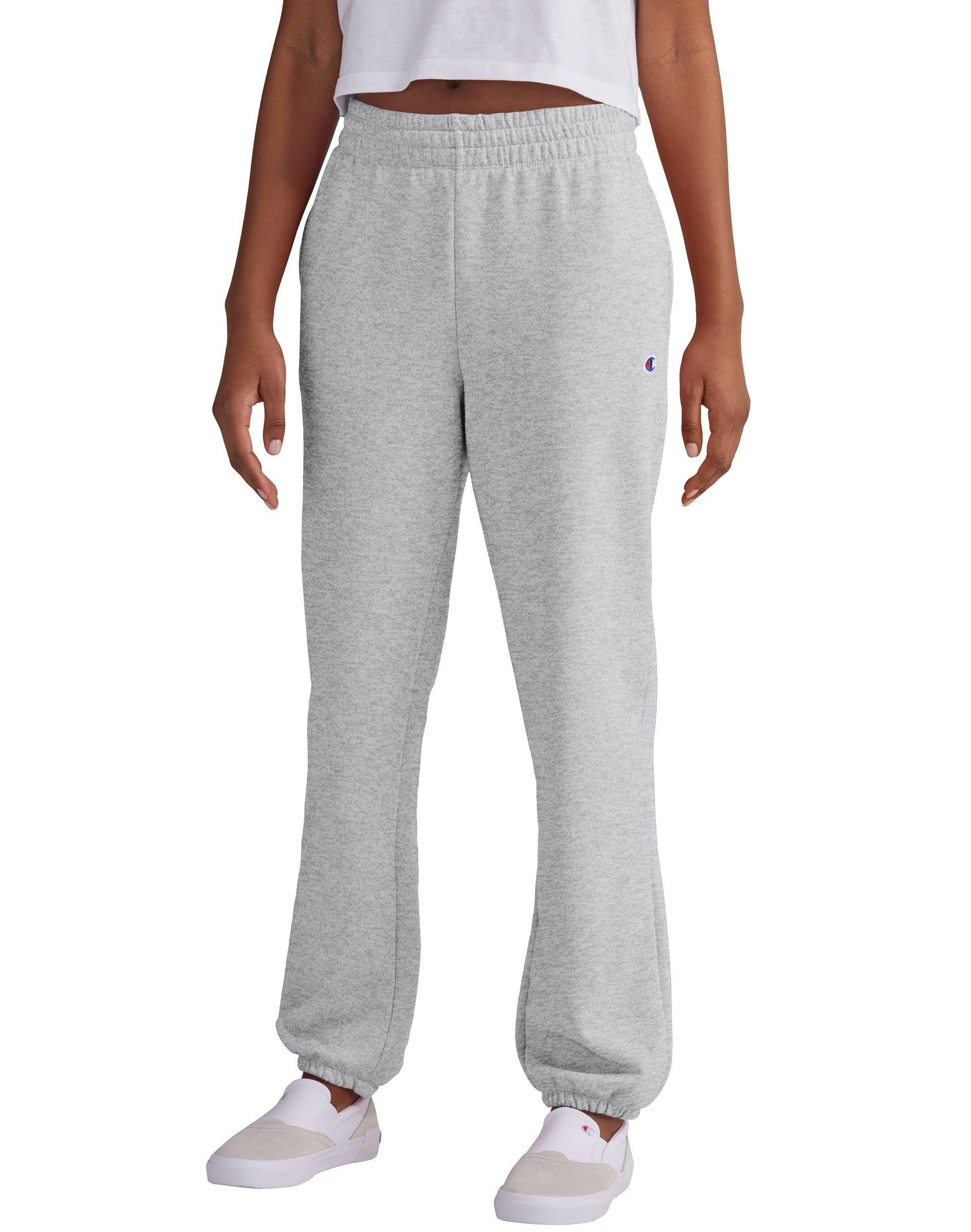 Womens Champion Powerblend Oversized Sweatpants, C Logo, 29 Plaster Blue 2XL Product Image