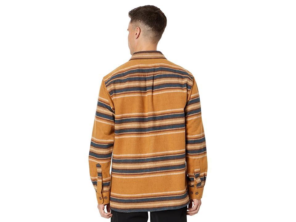 L.L.Bean Chamois Shirt Stripe (Barley ) Men's Clothing Product Image