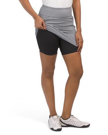 Printed Mina Long Skort for Women Product Image