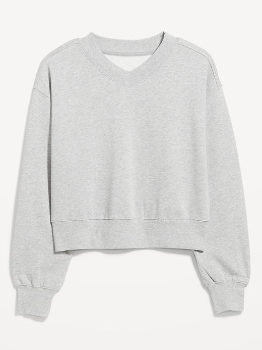 SoComfy Oversized V-Neck Sweatshirt Product Image