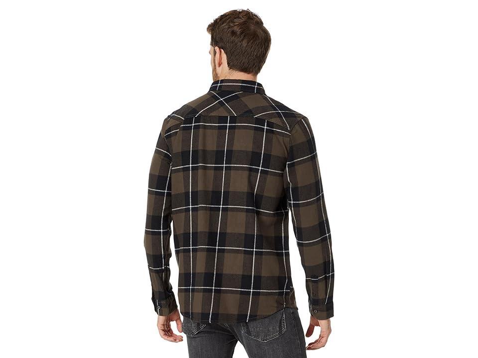 Salty Crew First Light Flannel Brown) Men's Clothing Product Image