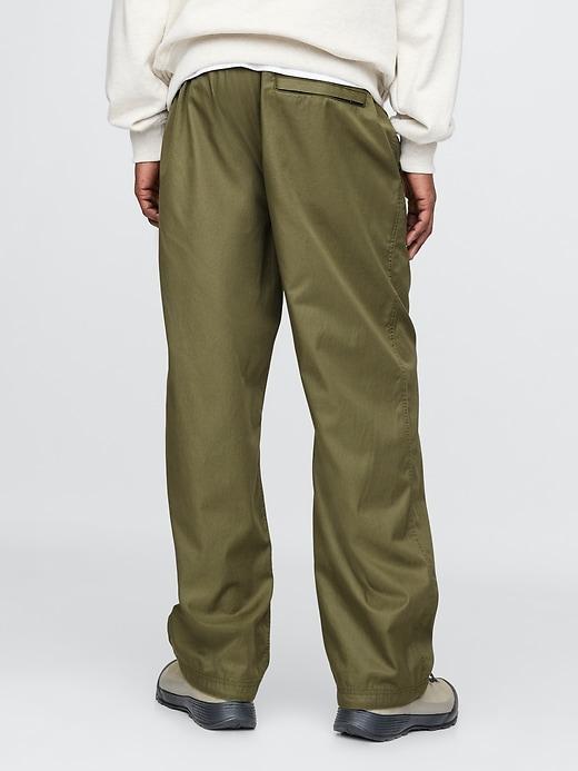 Twill Cargo Baggy Pants Product Image