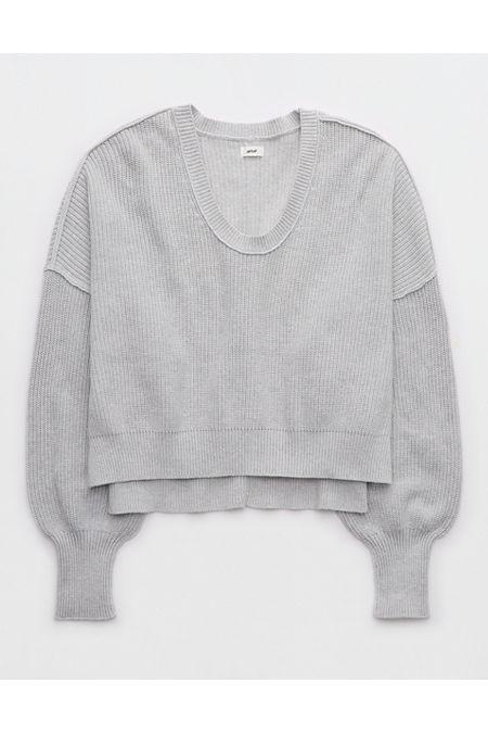 Aerie Beyond Cropped Sweater Women's Product Image