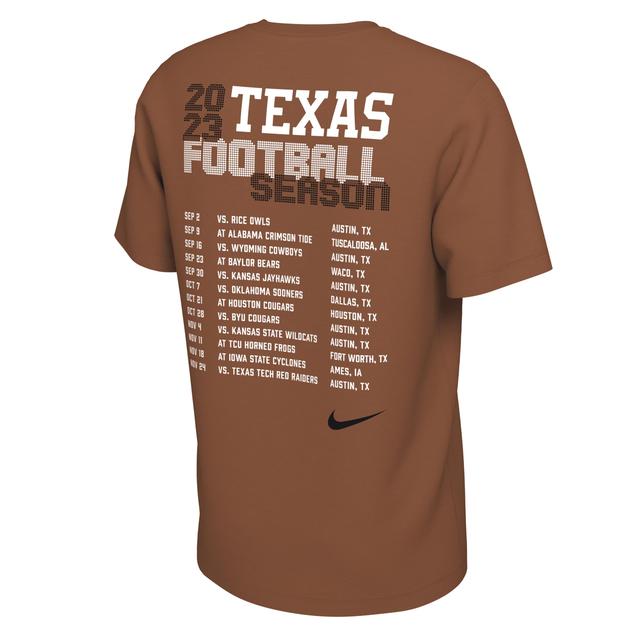 Texas Schedule Nike Men's College T-Shirt Product Image