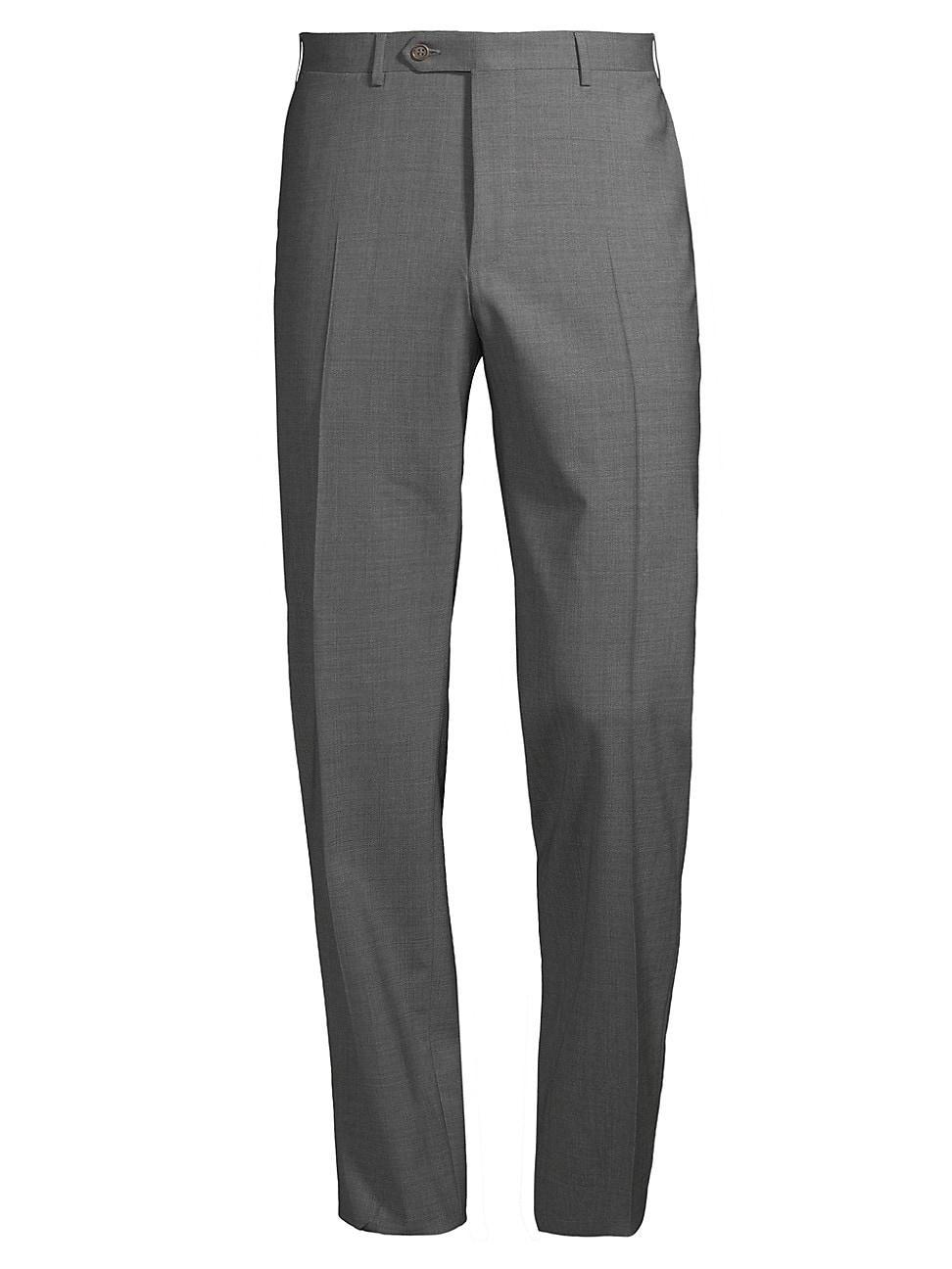 Mens Stretch Wool Trousers Product Image