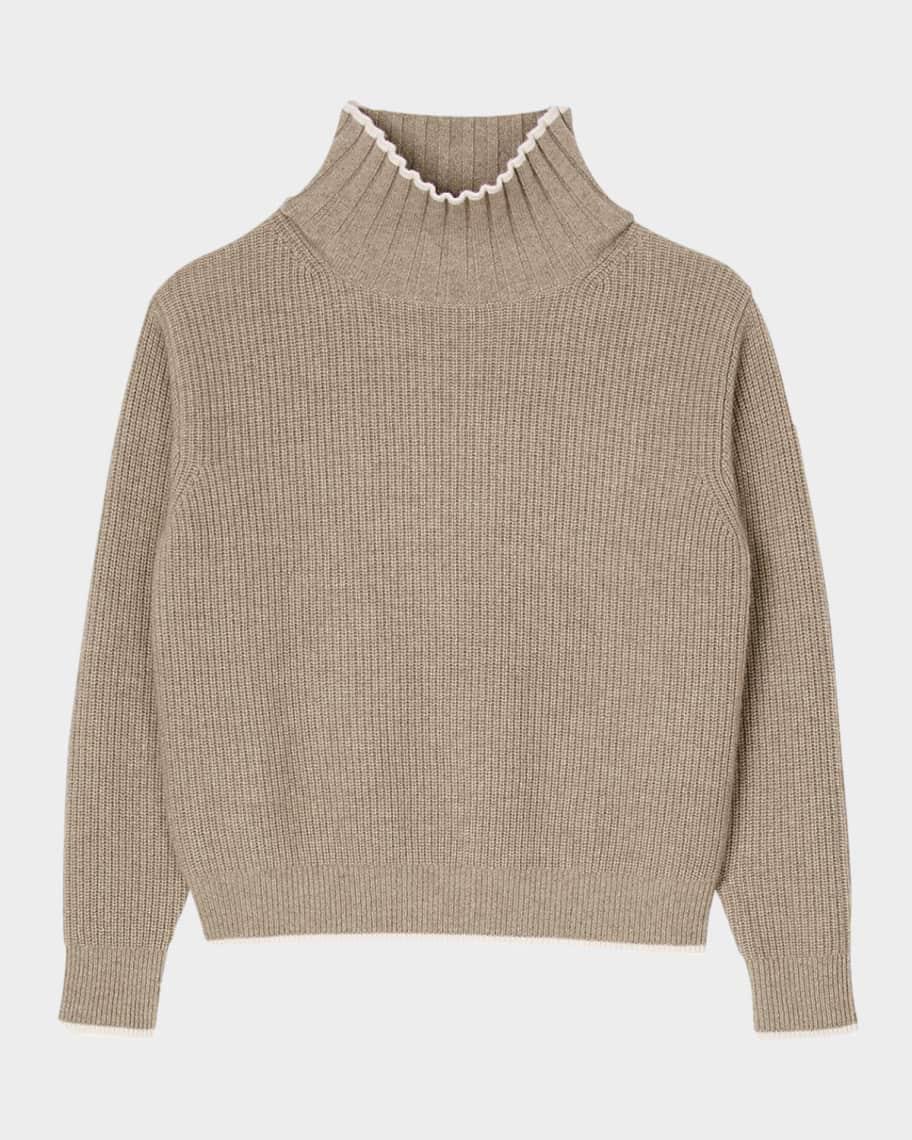 Julian Turtleneck Wool-Cashmere Sweater Product Image