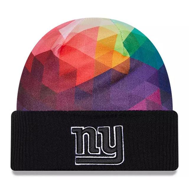 Mens New Era New York Giants 2023 NFL Crucial Catch Cuffed Knit Hat Product Image