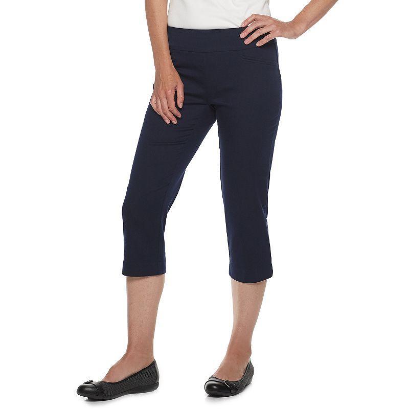 Womens Croft & Barrow Effortless Stretch Capri Pants Product Image