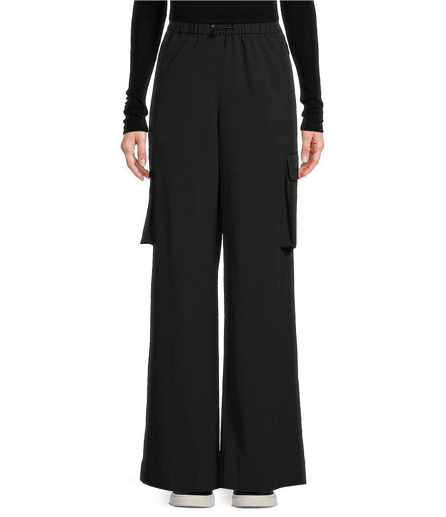 TILLEY Woven Mid Rise Pocketed Cargo Wide Leg Pant Product Image