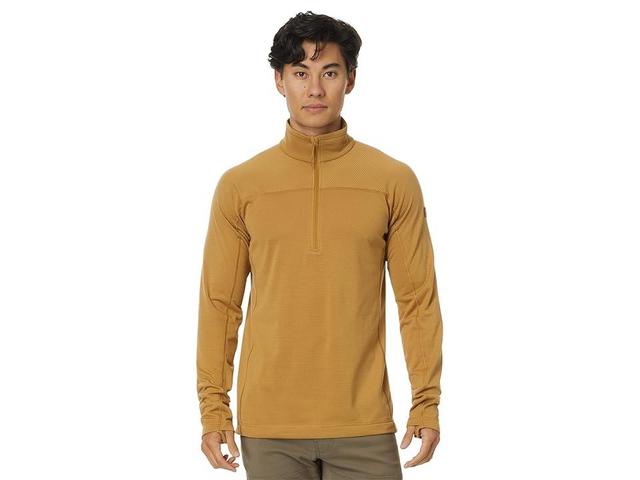 Fjallraven Abisko Lite Fleece 1/2 Zip (Buckwheat ) Men's Clothing Product Image