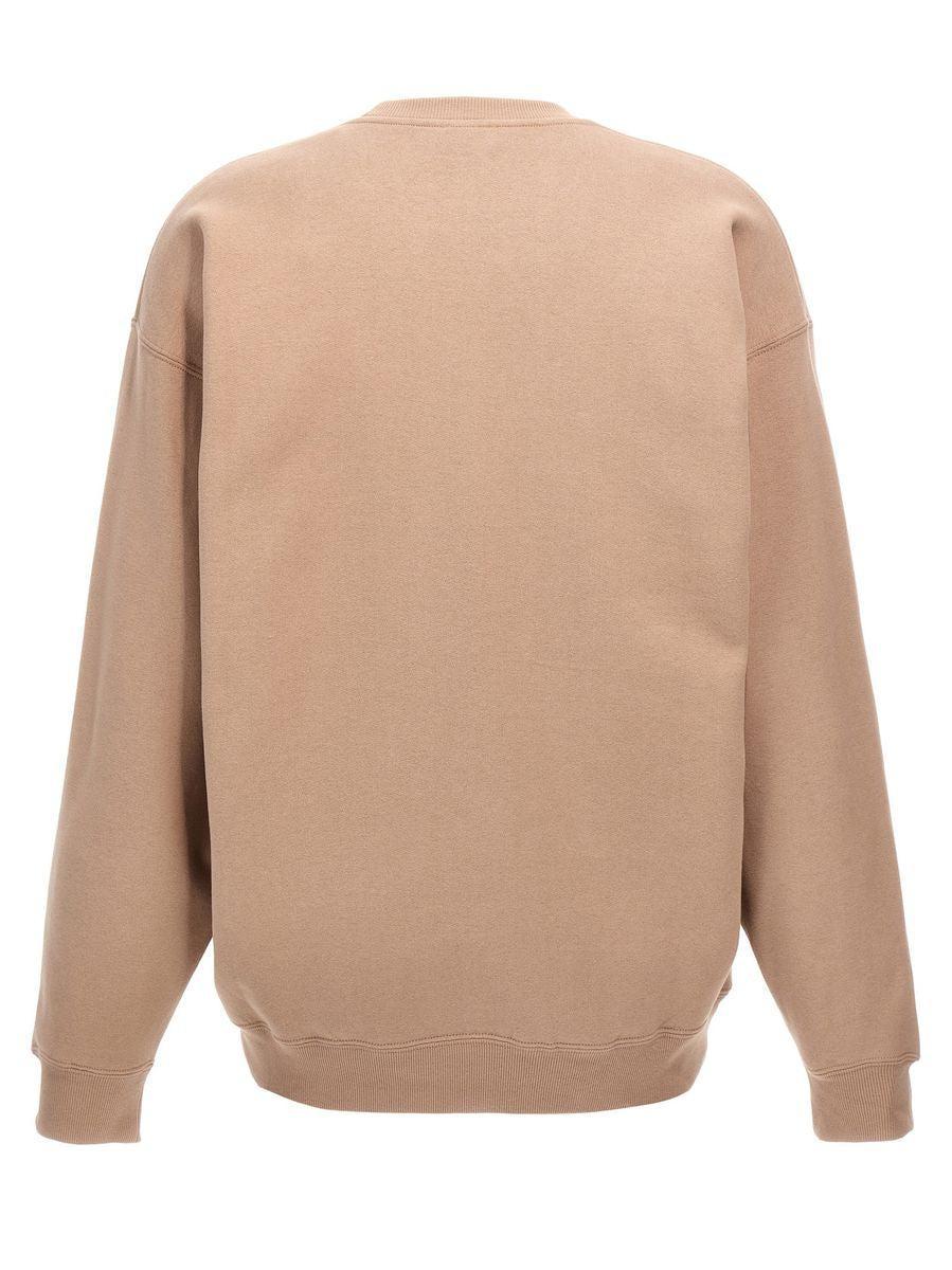 SAINT LAURENT Cotton Sweatshirt In Pink Product Image