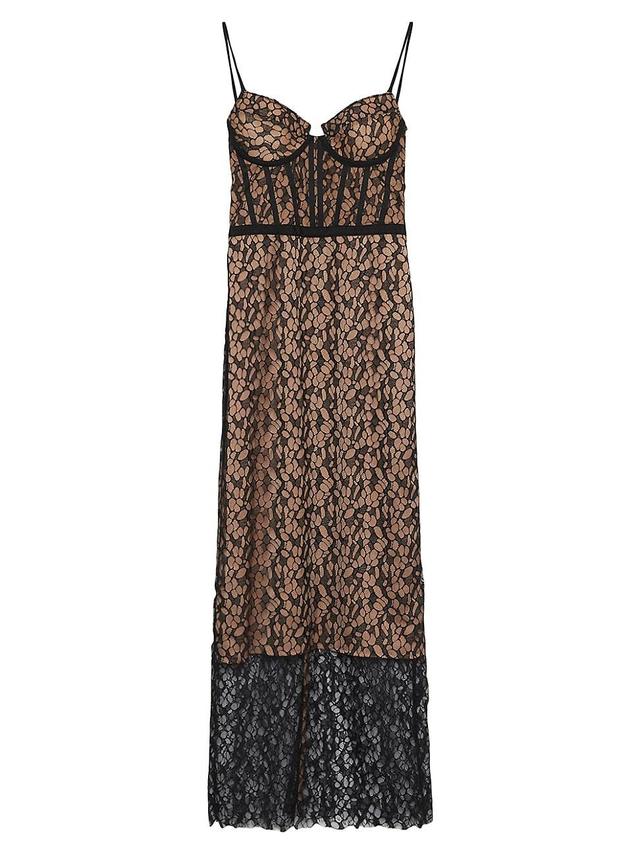 Womens Ruth Lace Bustier Midi-Dress Product Image