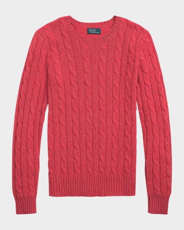 Cable-Knit Cashmere Sweater Product Image