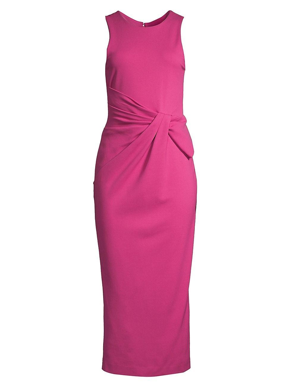 Womens Punto Milano Draped Midi-Dress Product Image