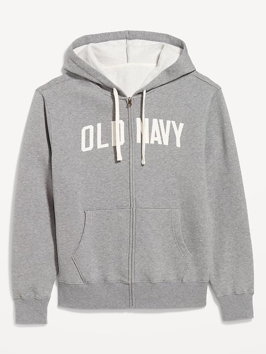 Oversized Logo Zip Hoodie Product Image