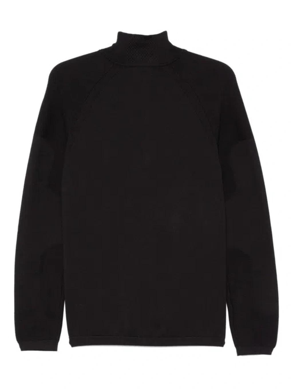 Rubberised-logo Sweater In Black Product Image