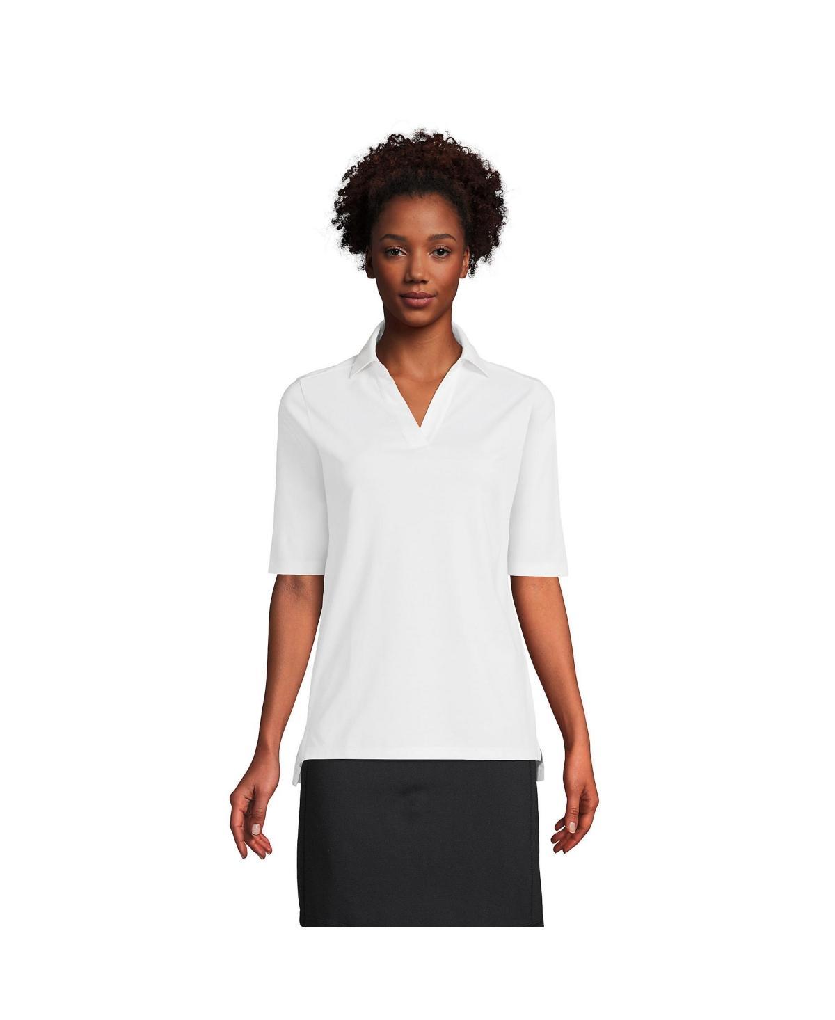 Lands End Womens Performance Pique Polo Product Image