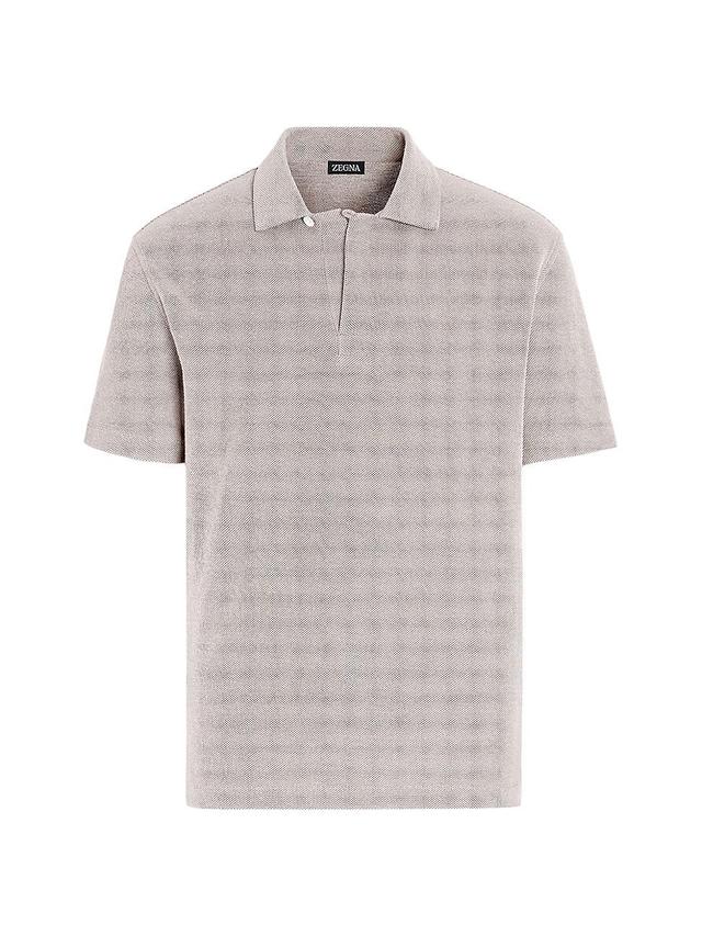 Mens Cotton Polo Shirt Product Image