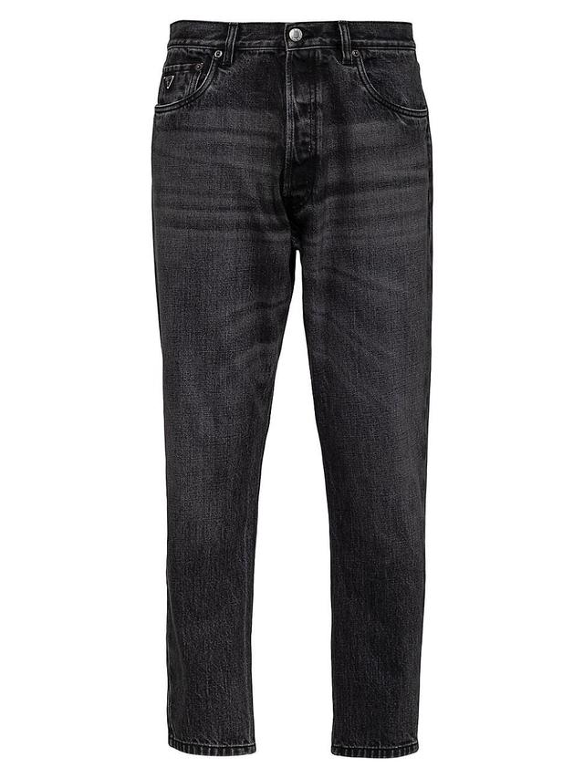 Mens Five-pocket Denim Jeans Product Image