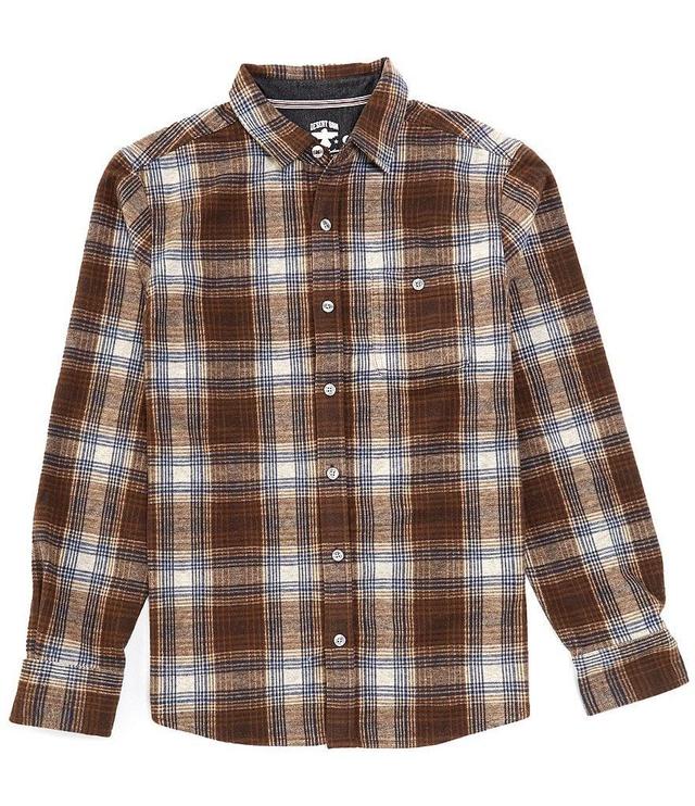 Flag and Anthem Long Sleeve Stretch Peformance Flannel Shirt Product Image