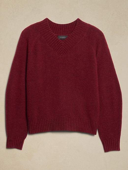 Cozy Vee-Neck Sweater Product Image