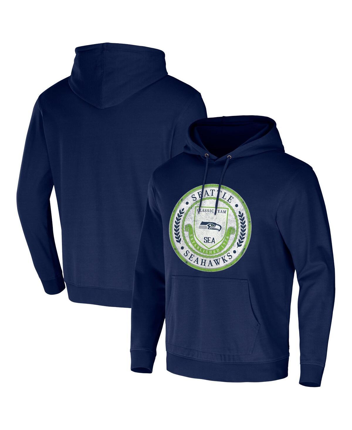 Mens Nfl x Darius Rucker Collection by Fanatics College Navy Seattle Seahawks Washed Pullover Hoodie Product Image