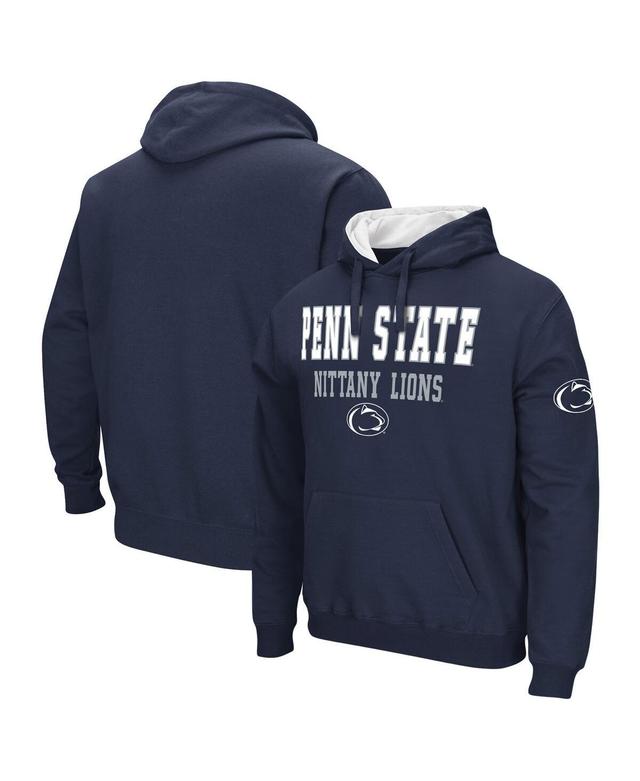 Mens Colosseum Navy Penn State Nittany Lions Sunrise Pullover Hoodie Product Image