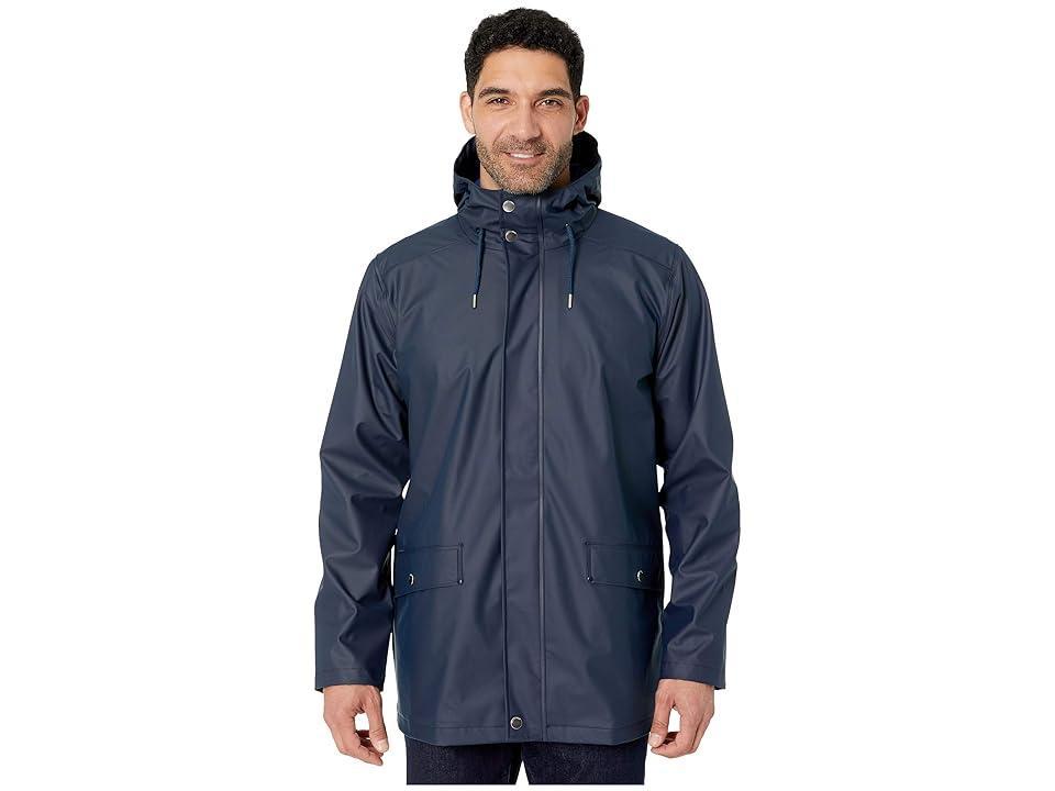 Helly Hansen Moss Rain Jacket (Navy) Men's Coat Product Image