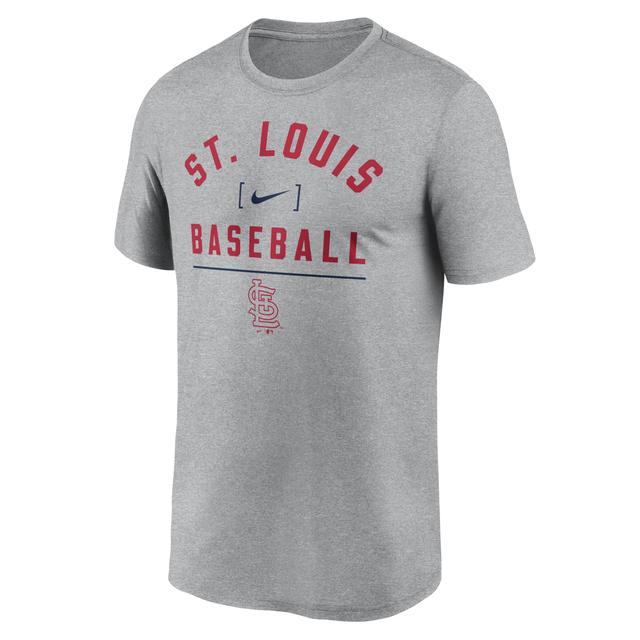 St. Louis Cardinals Arch Baseball Stack Nike Men's Dri-FIT MLB T-Shirt Product Image