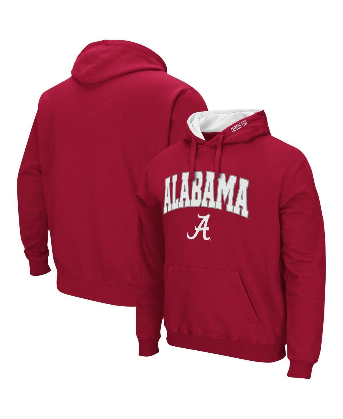 Mens Crimson Alabama Crimson Tide Arch Logo 3.0 Pullover Hoodie Product Image