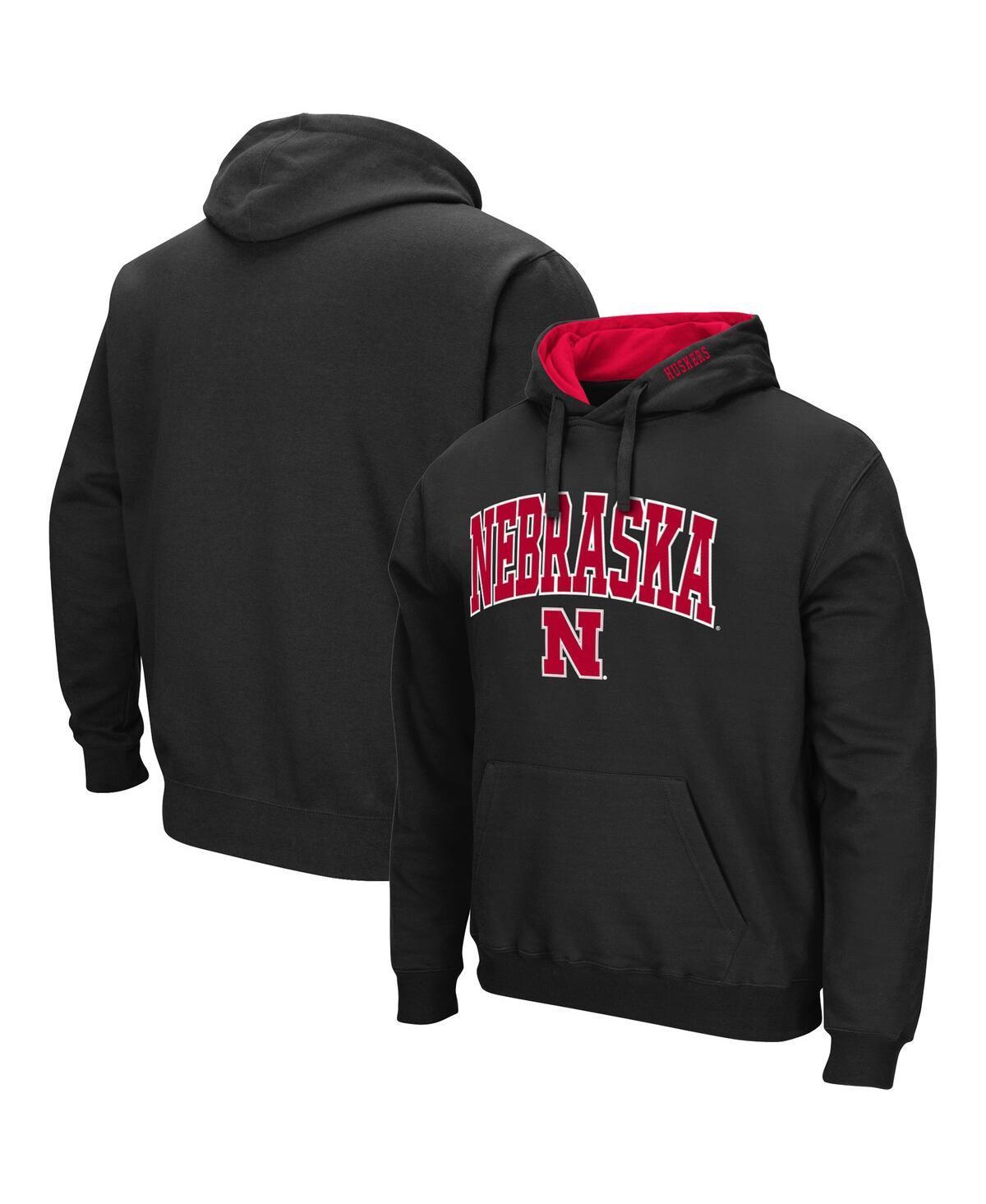 Mens Colosseum White NC State Wolfpack Arch & Logo 3.0 Pullover Hoodie Product Image