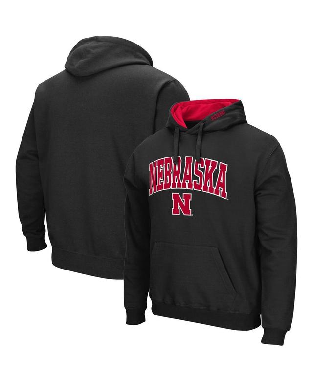 Colosseum Mens Nebraska Huskers Arch & Logo 3.0 Pullover Hoodie Product Image