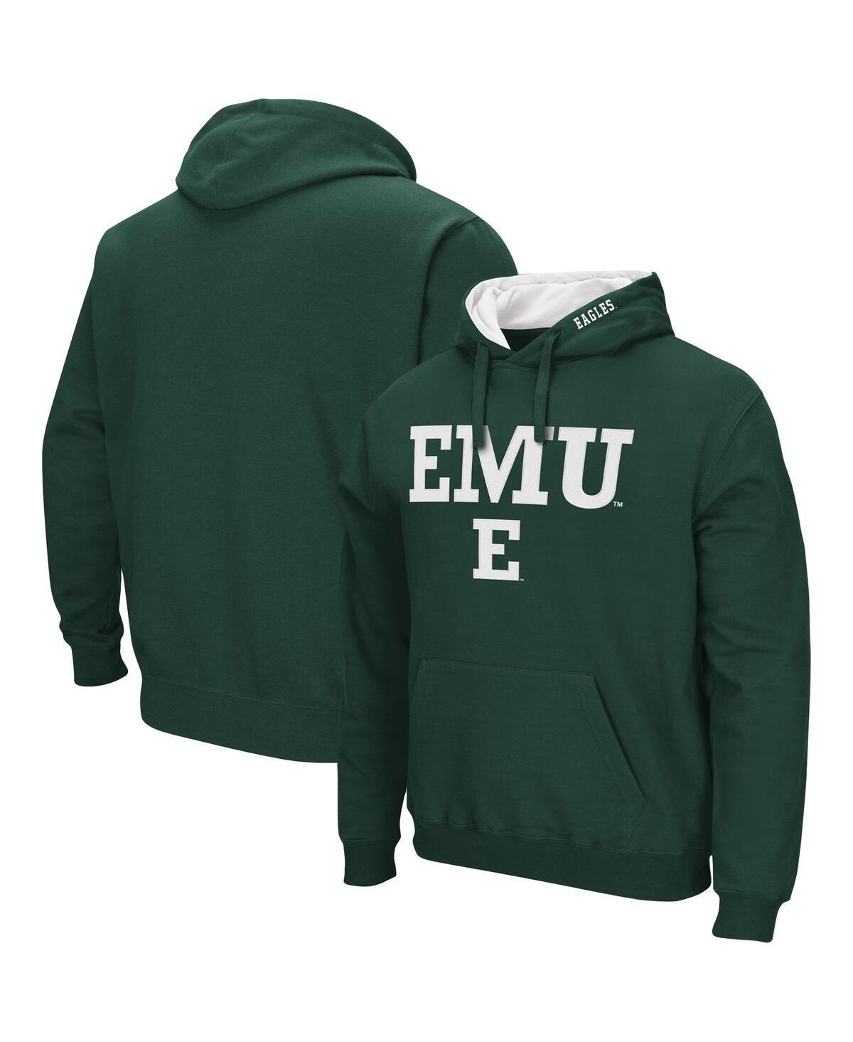 Mens Eastern Michigan Eagles Arch and Logo Pullover Hoodie Product Image