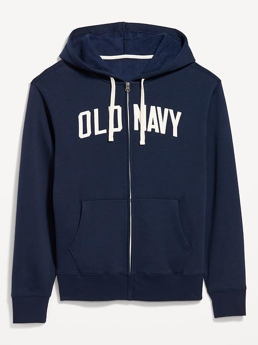 Oversized Logo Zip Hoodie Product Image