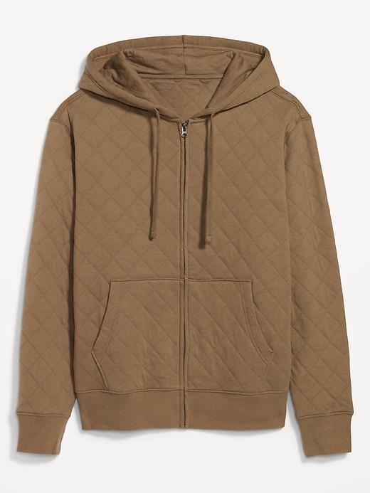 Quilted Full-Zip Sweatshirt Product Image