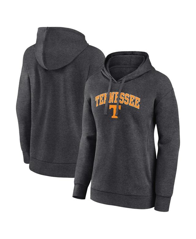 Womens Fanatics Heather Charcoal Tennessee Volunteers Evergreen Campus Pullover Hoodie Product Image