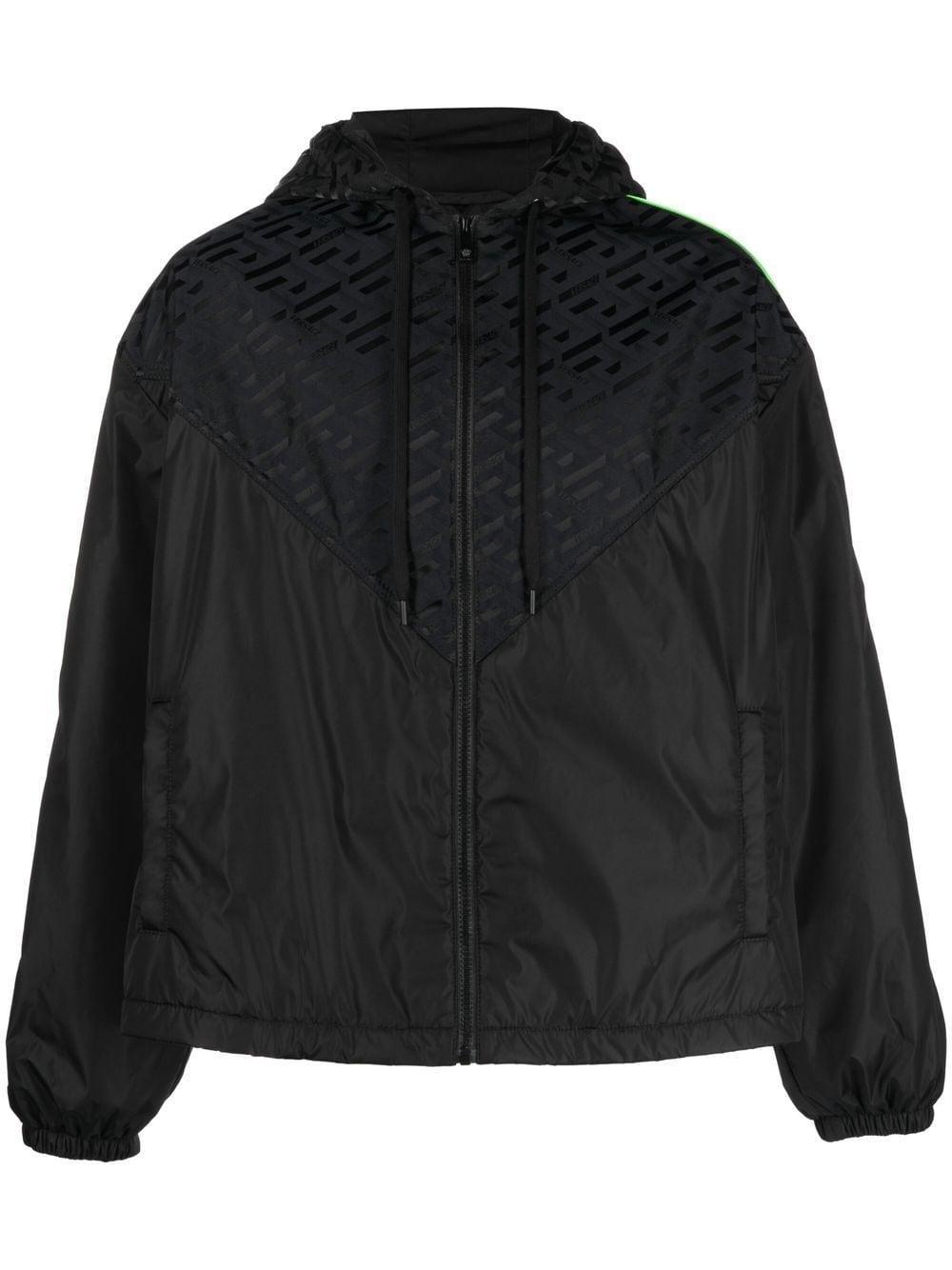 Panelled Logo-print Track Jacket In Black Product Image