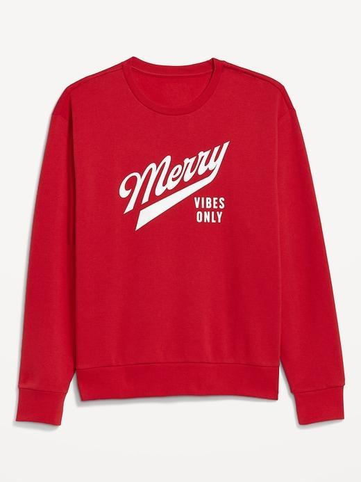 Holiday-Graphic Sweatshirt Product Image