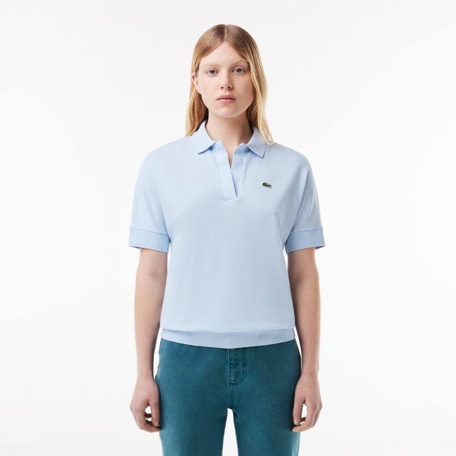 Relaxed Fit Fluid Piqué Polo Shirt Product Image