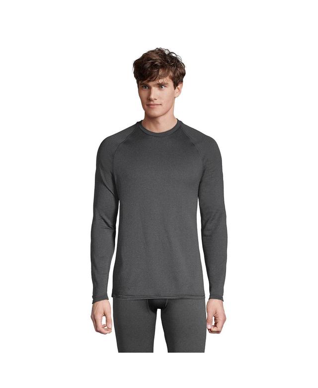 Mens Lands End Stretch Thermaskin Long Underwear Crewneck Base Layer Top Product Image