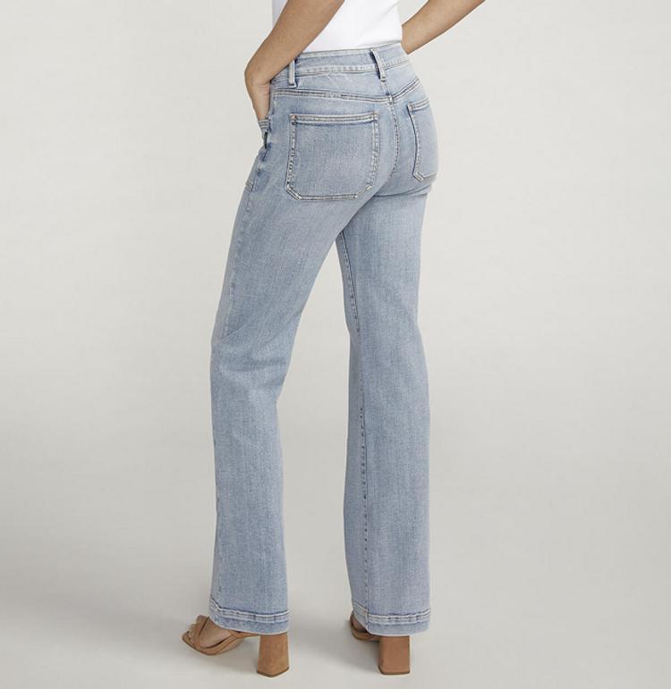 Silver Jeans Co® Ladies' Suki MR Trouser Jeans Product Image