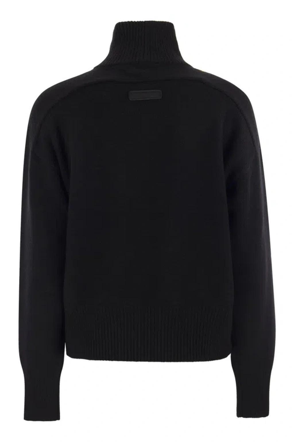 CANADA GOOSE Baysville - Wool Turtleneck Jumper In Black Product Image